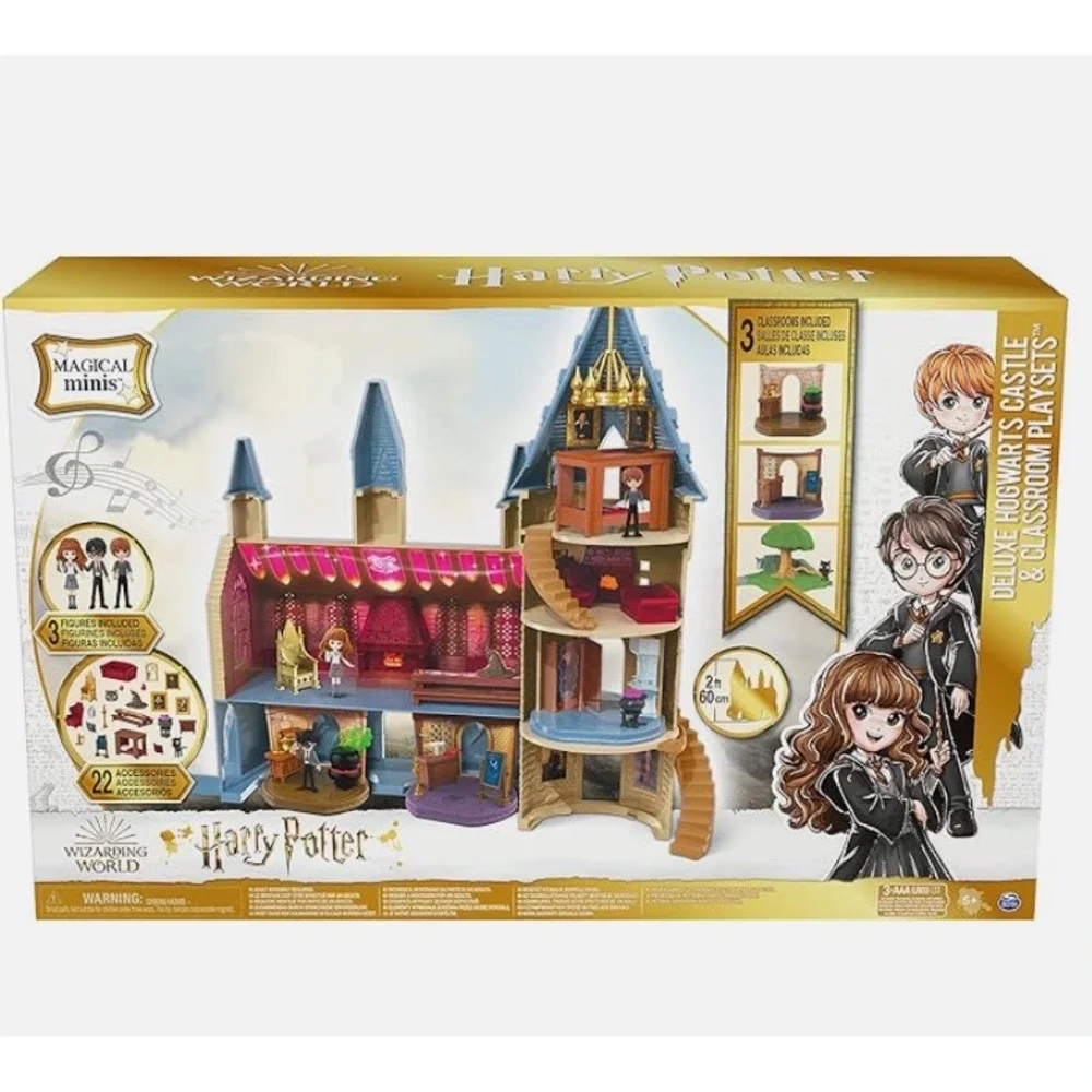NIB! Harry‎ Potter Wizarding World Magical Minis Deluxe Hogwarts Castle Playset